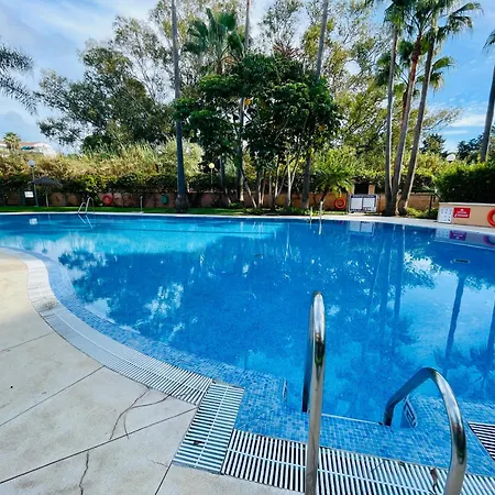 Marbella Dunas De Cabopino - 2Br Apartment With Private Garden, Swimingpool And Parking * מארבלה