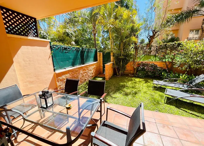 Marbella Dunas De Cabopino - 2Br Apartment With Private Garden, Swimingpool And Parking דירה *