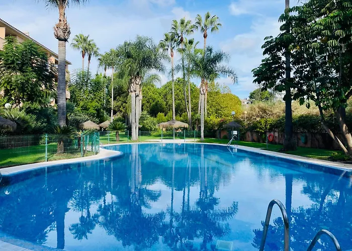 Marbella Dunas De Cabopino - 2Br Apartment With Private Garden, Swimingpool And Parking マルベーリャ