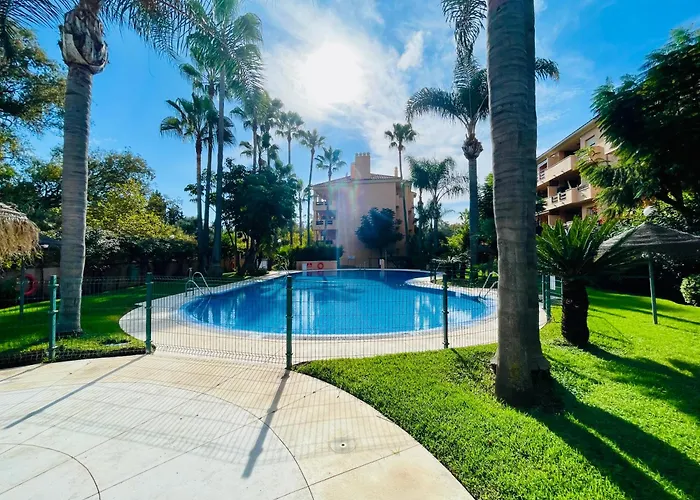 アパート Marbella Dunas De Cabopino - 2Br Apartment With Private Garden, Swimingpool And Parking *